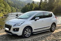 Peugeot 3008 2008-2016 гг. Боковые Подножки Maydos V1 (2 шт., Алюминий и Нержавейка) фото 1