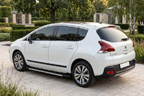 Peugeot 3008 2008-2016 гг. Боковые Подножки Duru (2 шт., Алюминий) фото 1