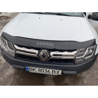 Дефлектор капота VIP Renault Duster 2008–2017 гг. фото 4
