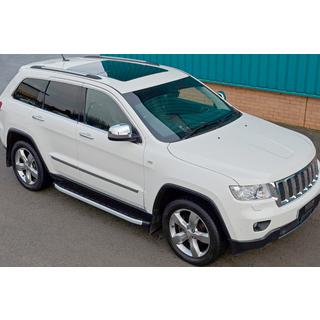 Боковые Подножки Fullmond (2 шт., Алюминий) Jeep Grand Cherokee WK2 2010-2021 гг. фото 1