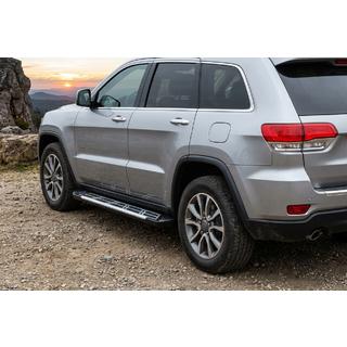 Боковые Подножки Sunrise (2 шт., Алюминий) Jeep Grand Cherokee WK2 2010-2021 гг. фото 1