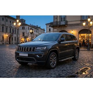 Боковые пороги Bosphorus Black (2 шт., алюминий) Jeep Grand Cherokee WK2 2010-2021 гг. фото 1