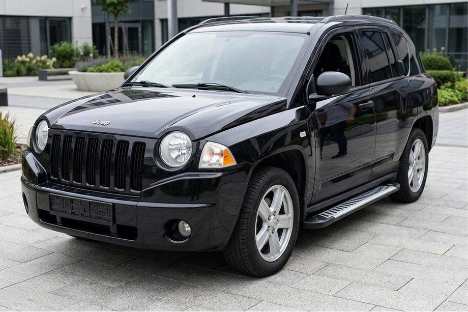 Jeep Compass 2006-2016 гг. Боковые Подножки Line (2 шт., Алюминий) Image