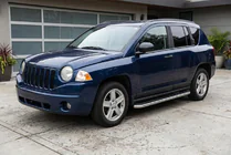 Jeep Compass 2006-2016 гг. Боковые Подножки Maydos V1 (2 шт., Алюминий и Нержавейка) фото 1