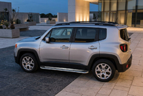 Jeep Renegade 2014- гг. Боковые Подножки Maydos V2 (2 шт., нержавейка) фото 1