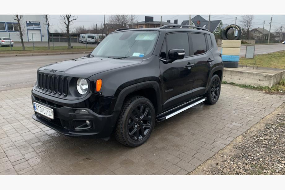 Jeep Renegade 2014- гг. Боковые Подножки Maya V1 (2 шт., Алюминий) Image