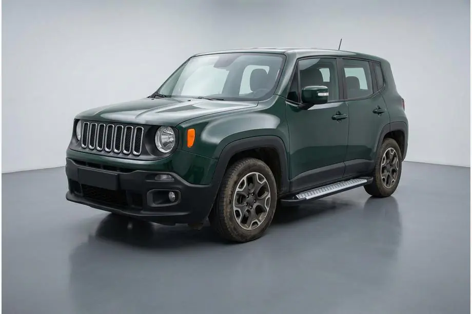 Jeep Renegade 2014- гг. Боковые пороги Allmond (2 шт., алюминий) Image