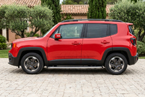 Jeep Renegade 2014- гг. Боковые Подножки Maydos V1 (2 шт., Алюминий и Нержавейка) фото 1