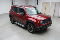 Jeep Renegade 2014- гг. Боковые Подножки Rainbow (2 шт., Алюминий) фото 1