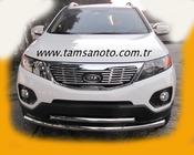 Kia Sorento II XM 2009-2014 гг. Передняя нижняя защита нержавейка фото 2