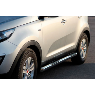 Боковые трубы (2 шт., нержавейка) фото 1