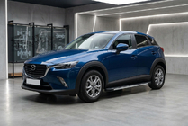 Mazda CX-3 2015- гг. Боковые Подножки Maya V1 (2 шт., Алюминий) фото 1