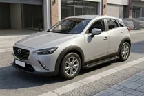 Mazda CX-3 2015- гг. Боковые Подножки Allmond Black (2 шт., Алюминий) фото 1
