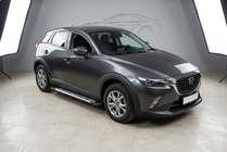 Mazda CX-3 2015- гг. Боковые Подножки Line (2 шт., Алюминий) фото 1