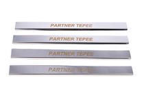 Накладки на пороги Carmos V1 нержавейка фото 2