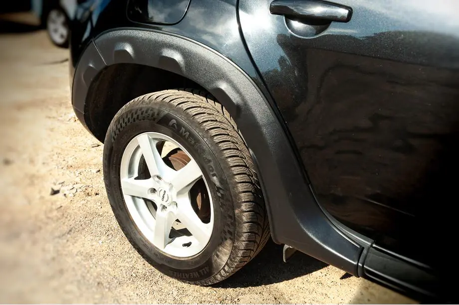 Dacia Duster 2008-2018 гг. Расширители арок с выступами (8 шт, пластиковые) DDU - Украина Image