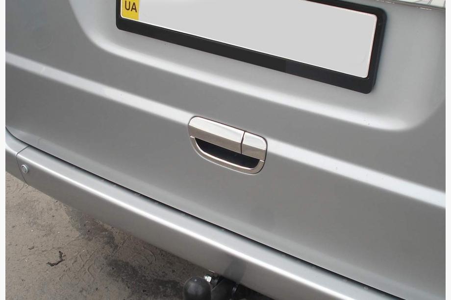 Mercedes Viano 2004-2014 гг. Накладка на ручку задней двери из нержавеющей стали Carmos - Турецкая Нержавеющая Сталь Фото 2