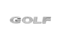 Volkswagen Golf 6 2008-2014 гг. Надпись Golf (как оригинал) фото 1