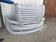 Volkswagen Crafter 2006-2016 гг. Передний бампер 2012↗ (USA-стиль, грунтованный под покраску) фото 3