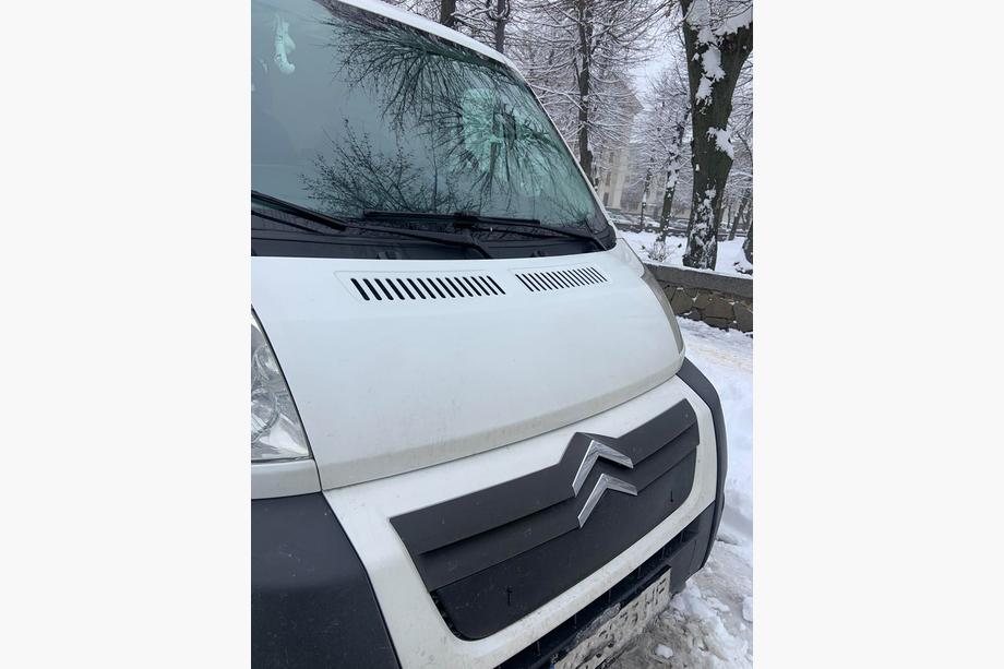 Citroen Jumper 2007-2025 гг. Зимняя решетка (2006-2014) Матовый Фото 5