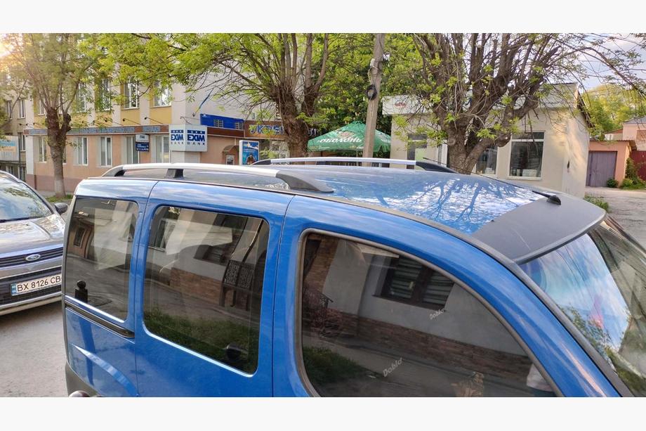 Fiat Doblo I 2005-2010 гг. Хромированные Рейлинги Фото 3