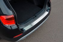 BMW X1 E84 2009-2015 гг. Накладка на задний бампер OmsaLine Нержавейка фото 7