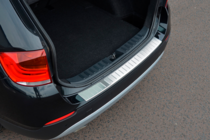 BMW X1 E84 2009-2015 гг. Накладка на задний бампер OmsaLine Нержавейка фото 7
