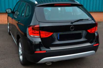 BMW X1 E84 2009-2015 гг. Накладка на задний бампер OmsaLine Нержавейка фото 2