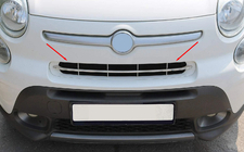 Накладка на передний бампер из нержавеющей стали фото 1