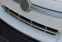 Накладка на передний бампер из нержавеющей стали фото 3