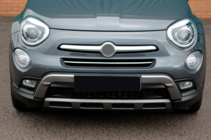 Fiat 500X 2014-2024 гг. Накладка на передний бампер из нержавеющей стали фото 5