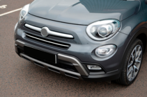 Fiat 500X 2014-2024 гг. Накладка на передний бампер из нержавеющей стали фото 4