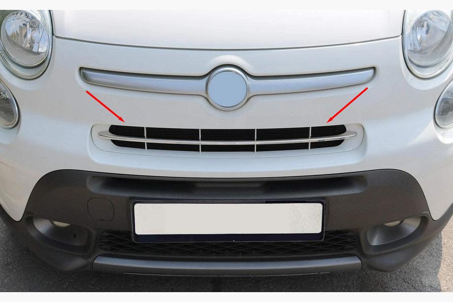 Накладка на передний бампер из нержавеющей стали Image