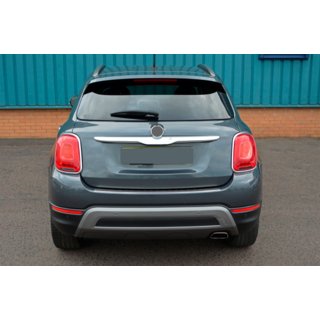 Накладка на задний бампер OmsaLine Нержавейка Fiat 500X 2014-2024 гг. фото 3
