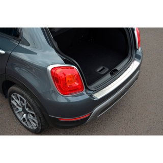 Накладка на задний бампер OmsaLine Нержавейка Fiat 500X 2014-2024 гг. фото 2