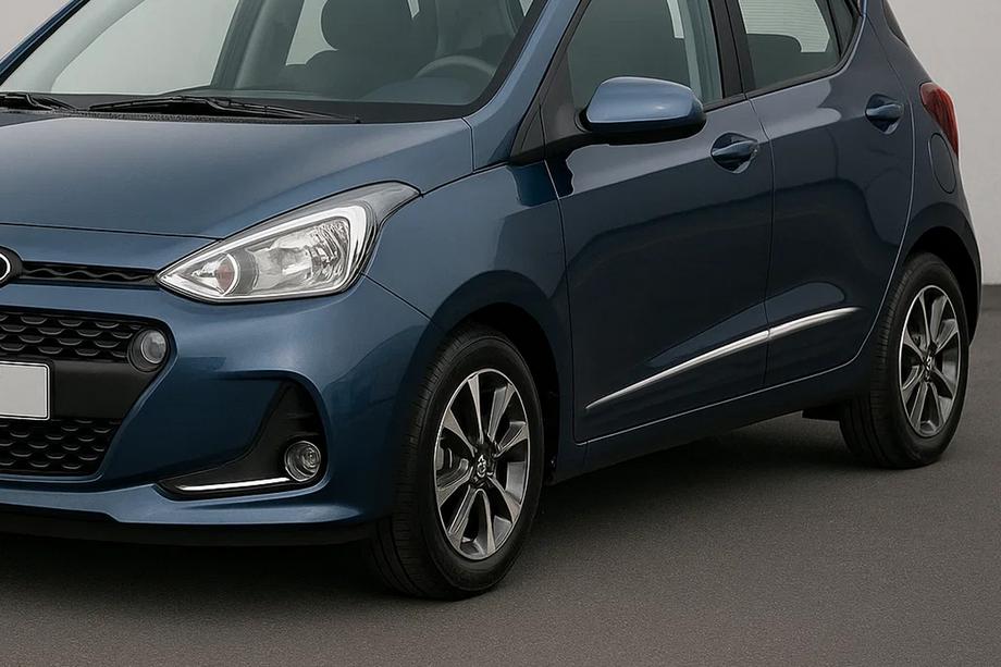 Hyundai I-10 2017-2020 гг. Хромированные Молдинги на Двери (4 шт, Нержавейка) Image