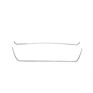 Окантовка решетки радиатора 2014-2018 (2 шт, нержавейка) Hyundai I-20 2014-2020 гг. фото 2