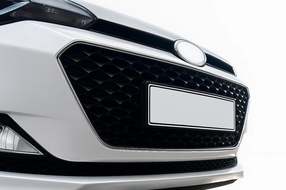 Hyundai I-20 2014-2020 гг. Окантовка решетки радиатора 2014-2018 (2 шт, нержавейка) Image