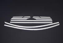 Верхние молдинги окон нержавейка (10 шт) фото 3