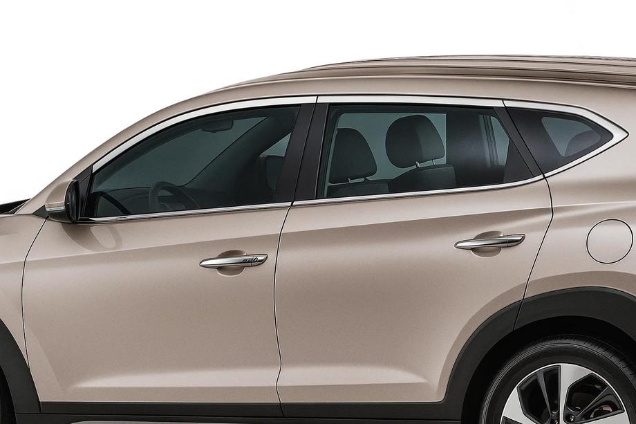 Верхние молдинги окон нержавейка (10 шт) Image