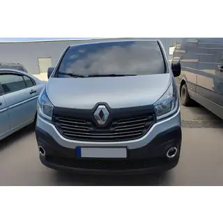 Окантовка противотуманных фар (2 шт, нержавейка) Renault Trafic 2015- гг. фото 1