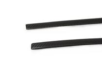 Накладки на решетку бампера 2015-2019 (3 шт, карбон) фото 5