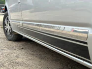 Volkswagen T6 2015-2024 гг. Молдинги на двери Нержавейка Хром фото 10