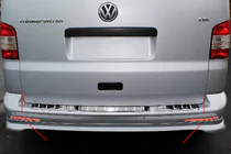 Volkswagen T6 2015-2024 гг. Накладки на задние отражатели (2 шт., нержавейка) фото 1