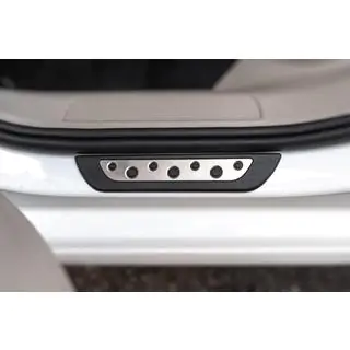 Накладки на пороги Flexill Dotline (4 шт, нержавейка) Volkswagen Golf 7/E-Golf 2012-2020 гг. фото 4