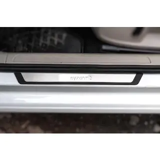Накладки на пороги Flexill Sport (4 шт, нержавейка) Volkswagen Golf 7/E-Golf 2012-2020 гг. фото 2