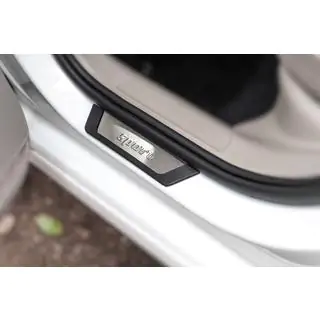 Накладки на пороги Flexill Sport (4 шт, нержавейка) Volkswagen Golf 7/E-Golf 2012-2020 гг. фото 4