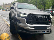 Двойной передний кенгурятник Vegas (2015-2020, черный, 76мм) фото 1