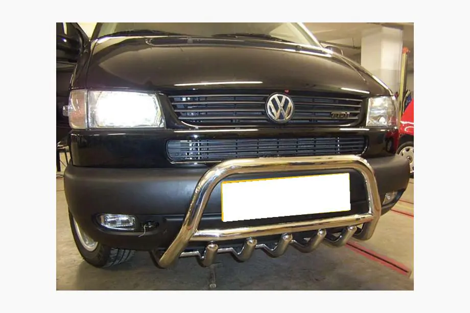 Volkswagen T4 Transporter 1990-2003 гг. Кенгурятник WT003 60мм Нержавейка Фото 10