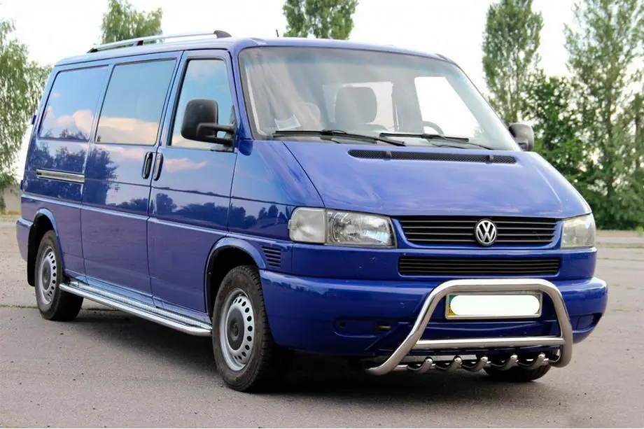 Volkswagen T4 Transporter 1990-2003 гг. Кенгурятник WT003 60мм Нержавейка Фото 5